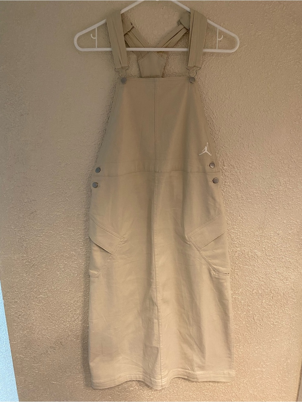 Jordan Beige Overall Dress